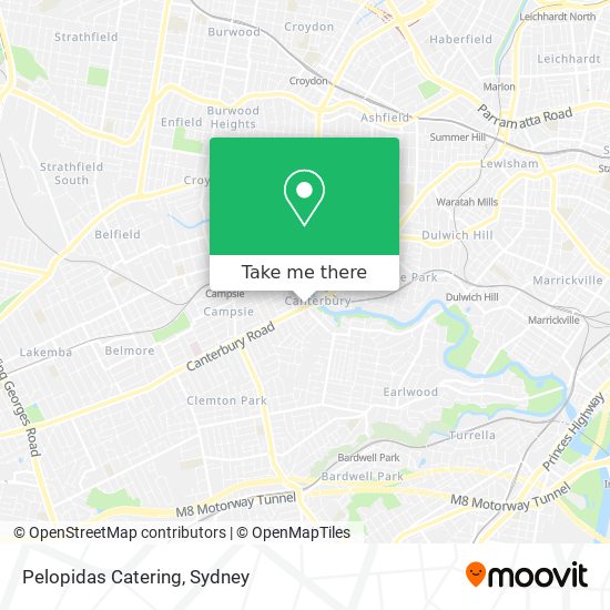 Pelopidas Catering map