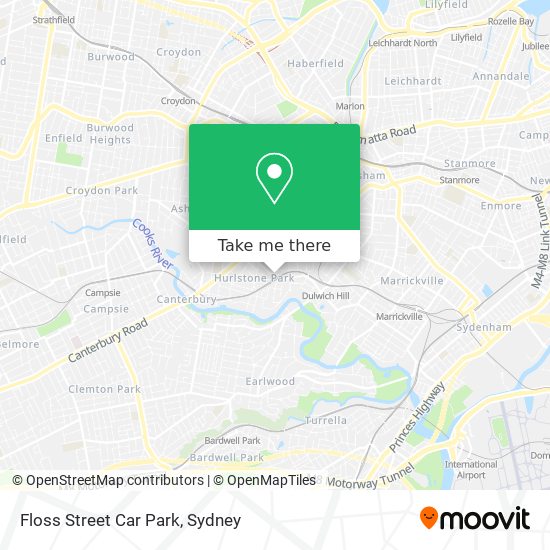 Floss Street Car Park map