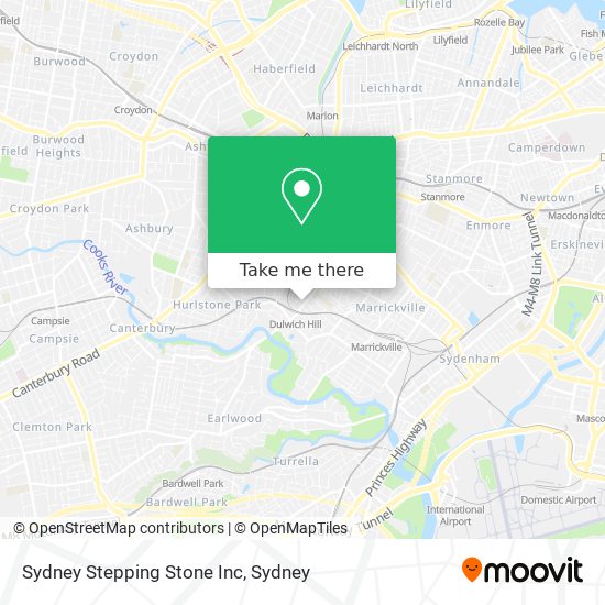 Sydney Stepping Stone Inc map