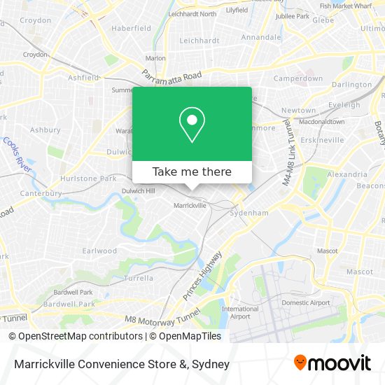 Marrickville Convenience Store & map