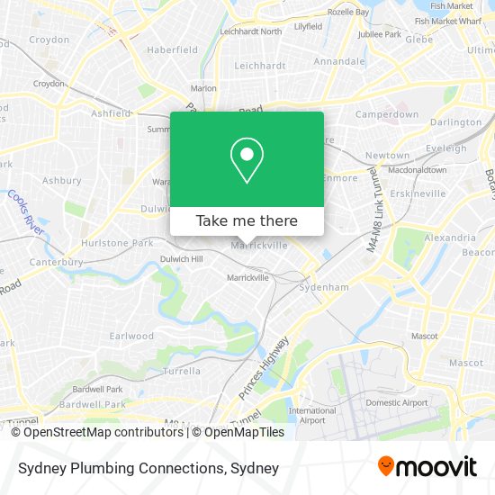 Mapa Sydney Plumbing Connections
