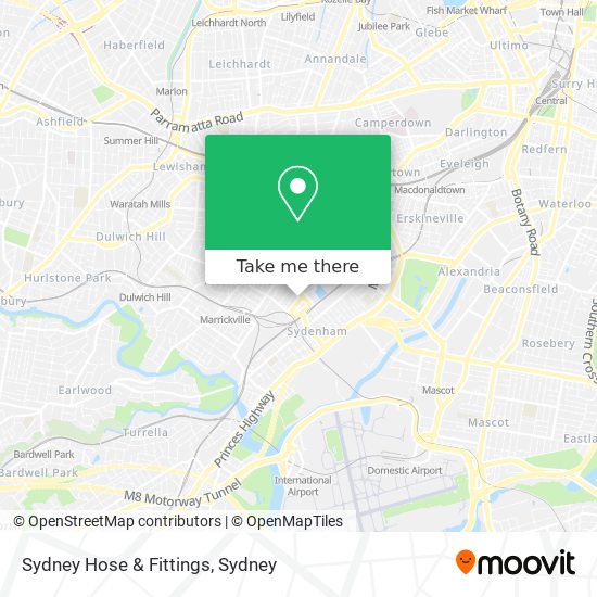 Sydney Hose & Fittings map