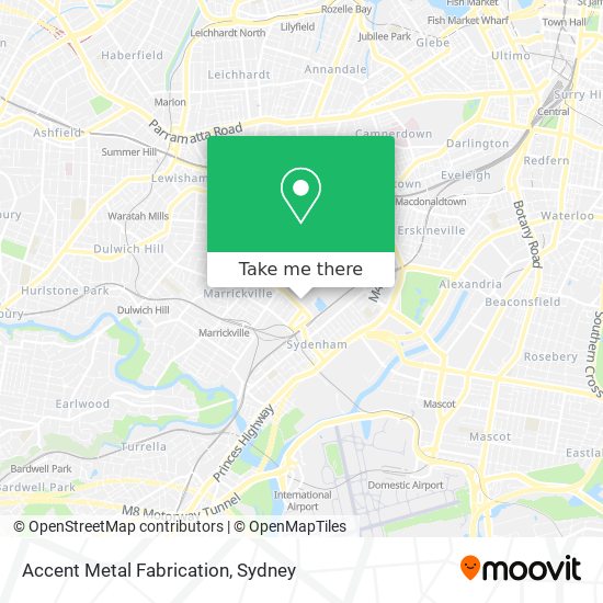 Accent Metal Fabrication map