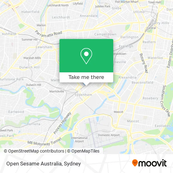 Open Sesame Australia map