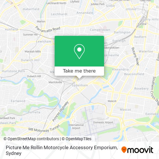 Picture Me Rollin Motorcycle Accessory Emporium map