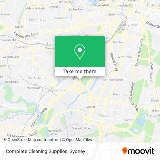 Complete Cleaning Supplies map