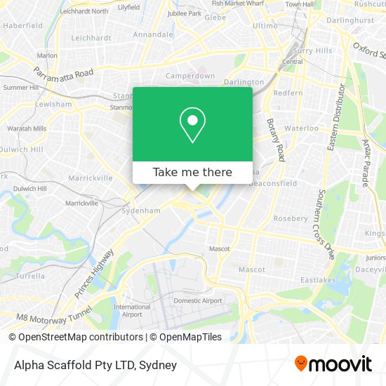 Alpha Scaffold Pty LTD map