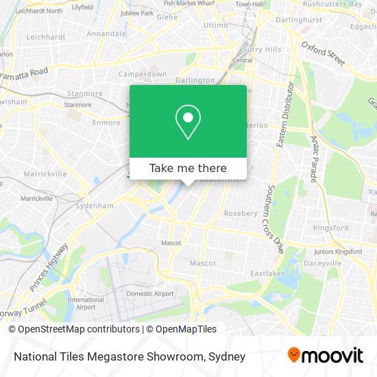National Tiles Megastore Showroom map