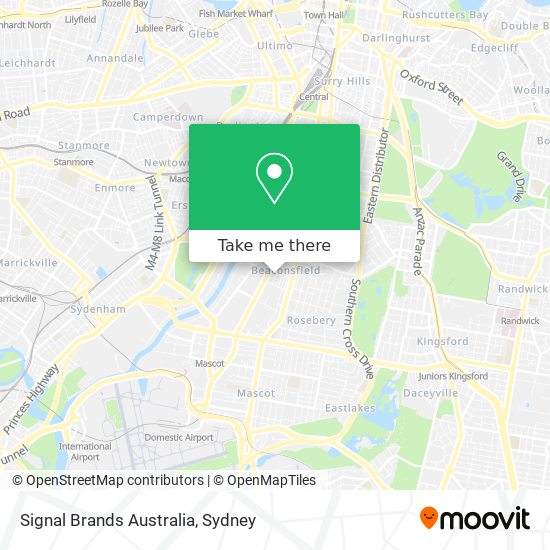 Mapa Signal Brands Australia
