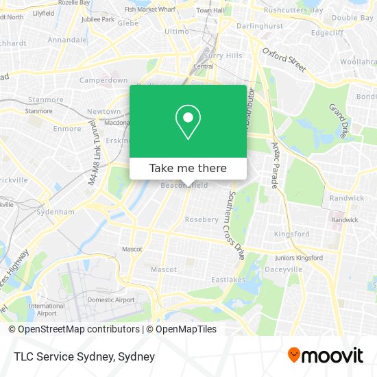 TLC Service Sydney map