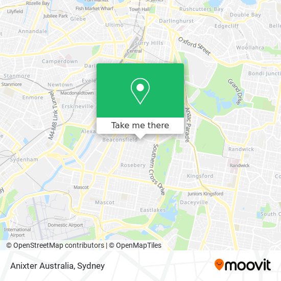 Mapa Anixter Australia