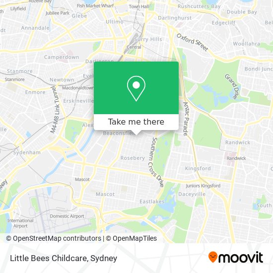 Mapa Little Bees Childcare