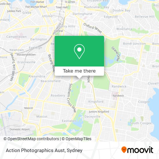 Mapa Action Photographics Aust