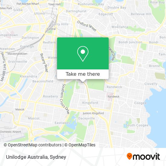 Unilodge Australia map
