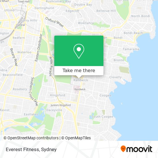 Everest Fitness map