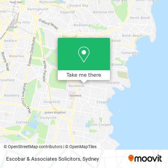 Escobar & Associates Solicitors map