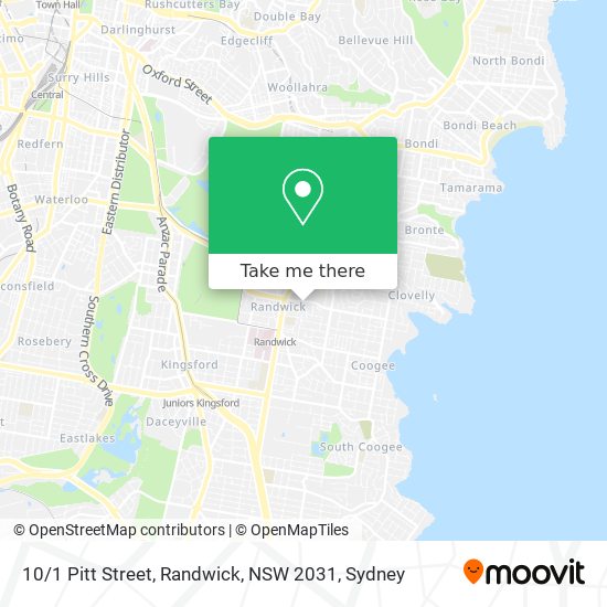 10 / 1 Pitt Street, Randwick, NSW 2031 map