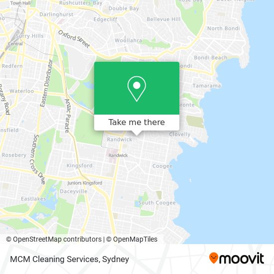 MCM Cleaning Services map