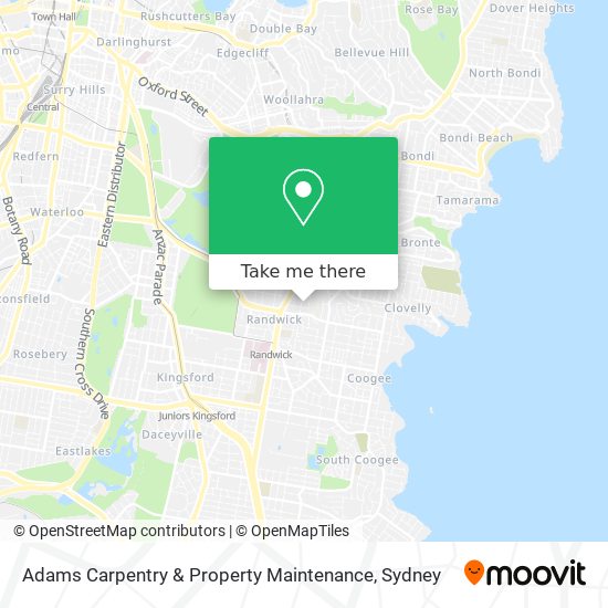 Adams Carpentry & Property Maintenance map