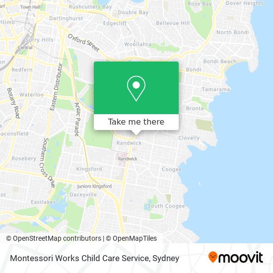 Montessori Works Child Care Service map