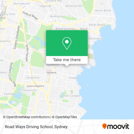 Road Ways Driving School map