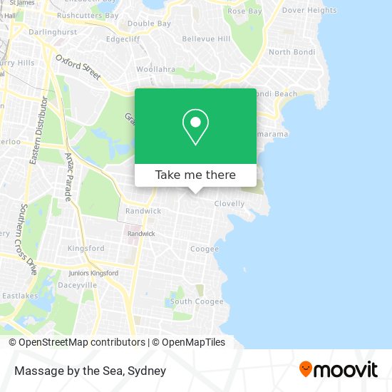 Massage by the Sea map