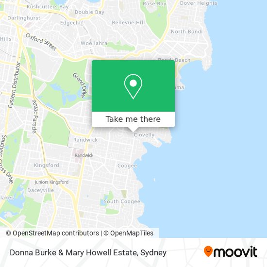 Donna Burke & Mary Howell Estate map