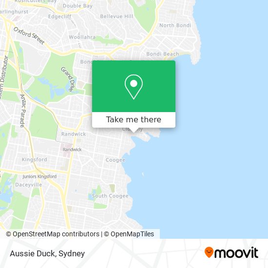 Aussie Duck map