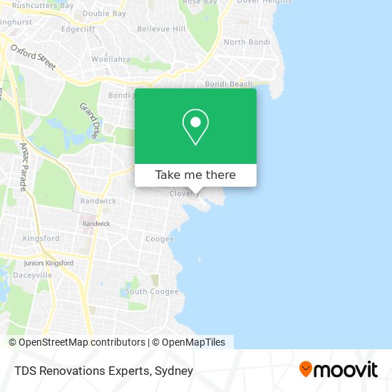 Mapa TDS Renovations Experts