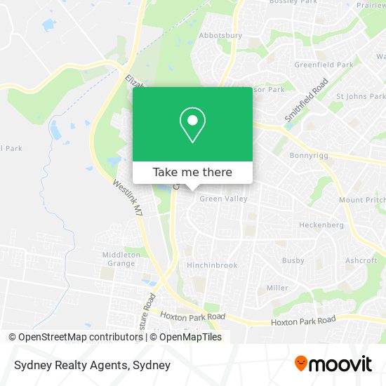 Sydney Realty Agents map