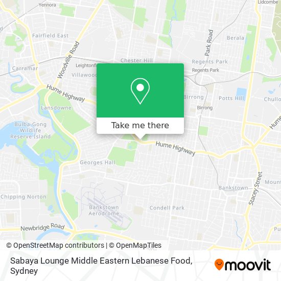 Sabaya Lounge Middle Eastern Lebanese Food map