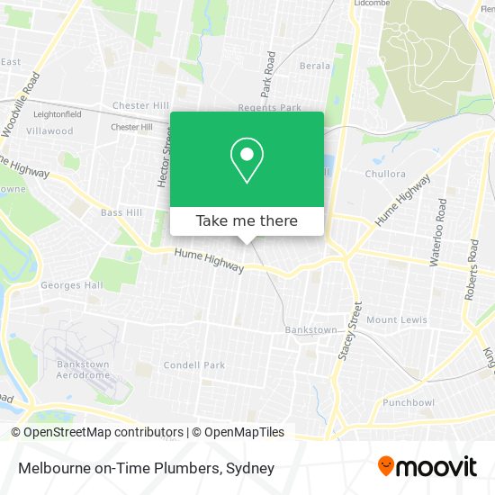 Mapa Melbourne on-Time Plumbers