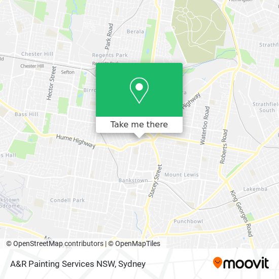 A&R Painting Services NSW map