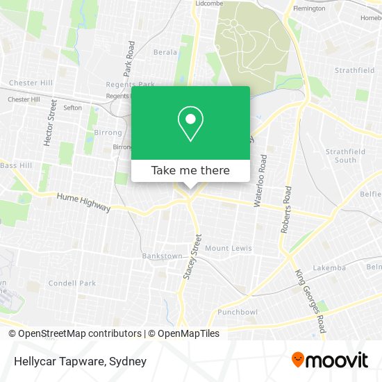 Hellycar Tapware map