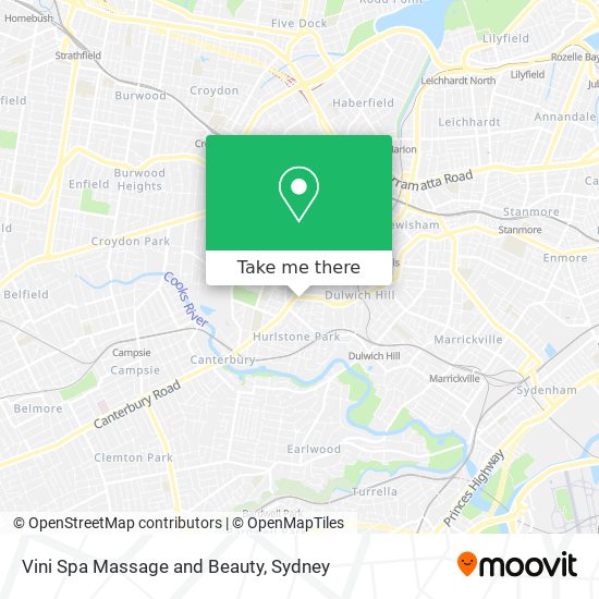 Vini Spa Massage and Beauty map