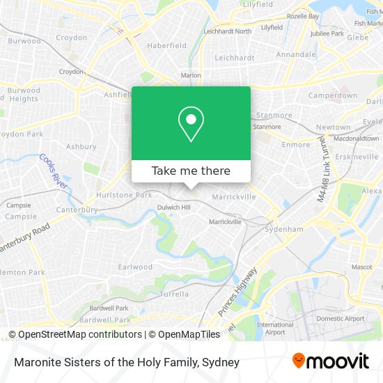 Maronite Sisters of the Holy Family map