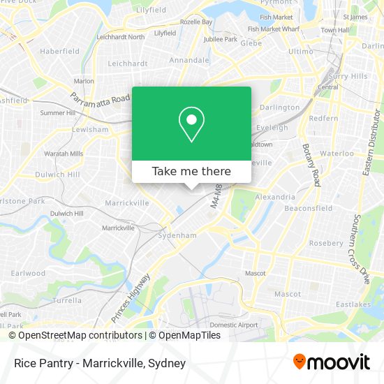 Rice Pantry - Marrickville map