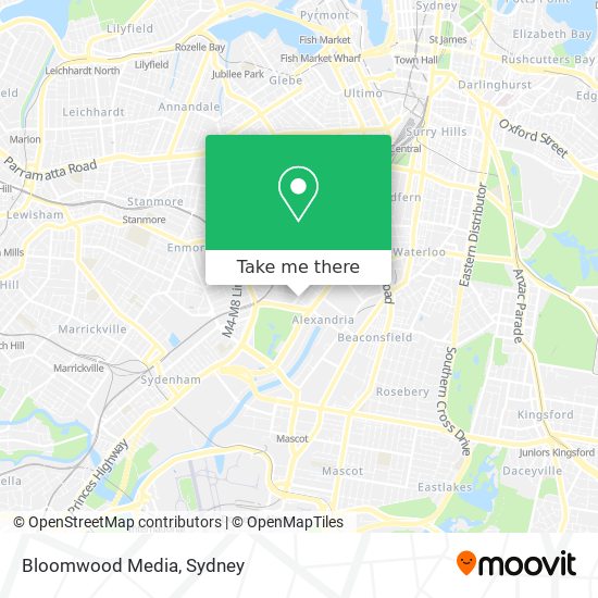 Bloomwood Media map