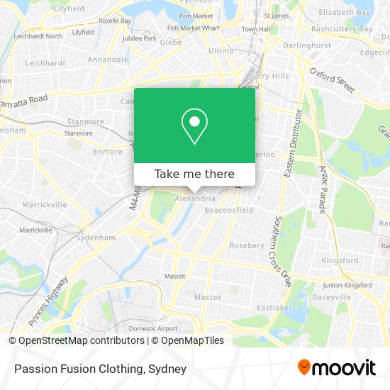 Passion Fusion Clothing map