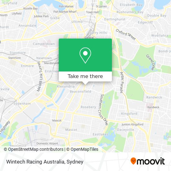 Mapa Wintech Racing Australia