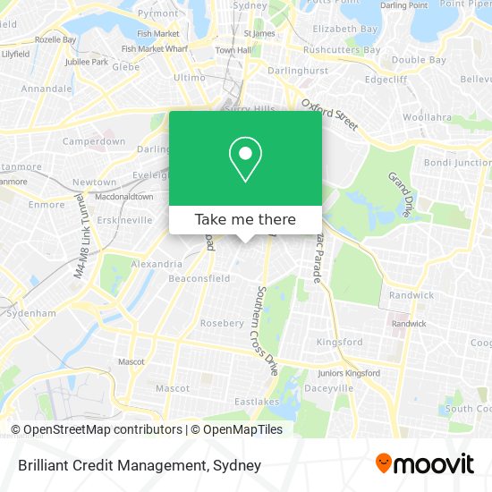 Mapa Brilliant Credit Management