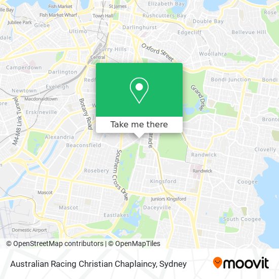 Australian Racing Christian Chaplaincy map