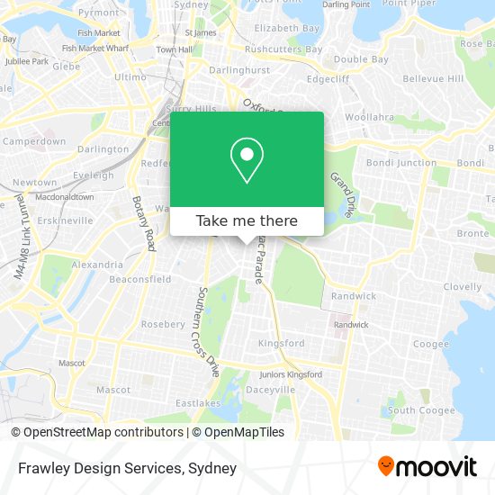 Frawley Design Services map