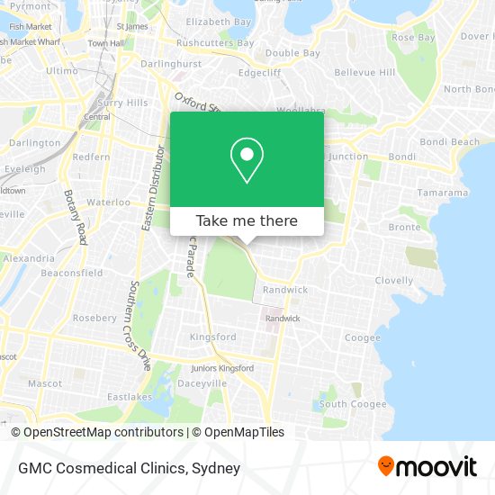 Mapa GMC Cosmedical Clinics