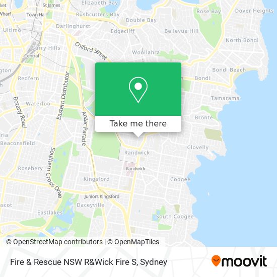 Fire & Rescue NSW R&Wick Fire S map