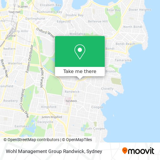 Wohl Management Group Randwick map