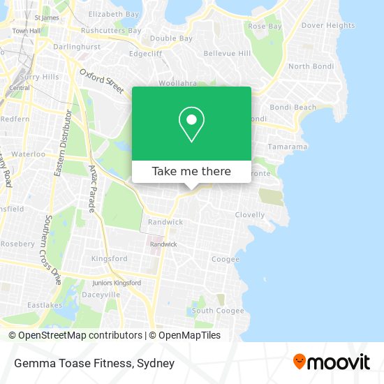 Gemma Toase Fitness map