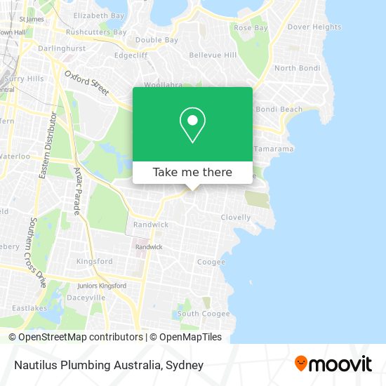 Mapa Nautilus Plumbing Australia