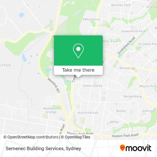 Semenec Building Services map