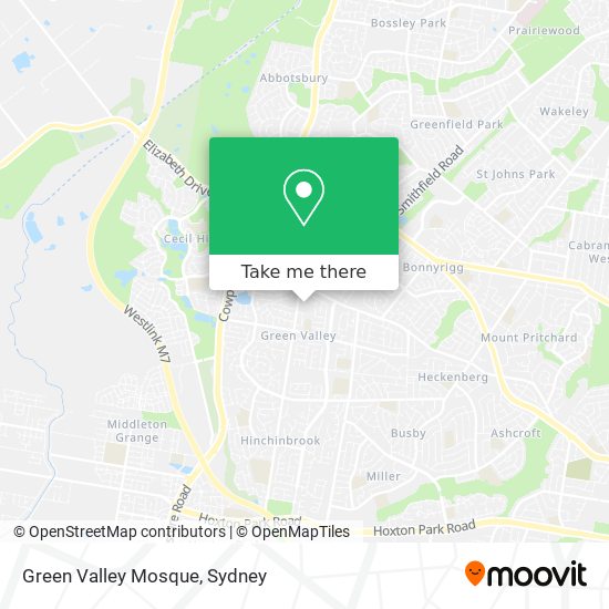 Green Valley Mosque map